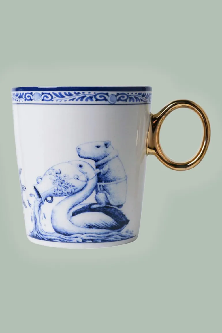 Mok Sterrenbeeld Waterman - Heinen Delfts Blauw