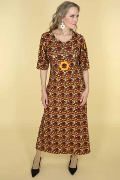 Monumental Mojo Dress Orange - Margot