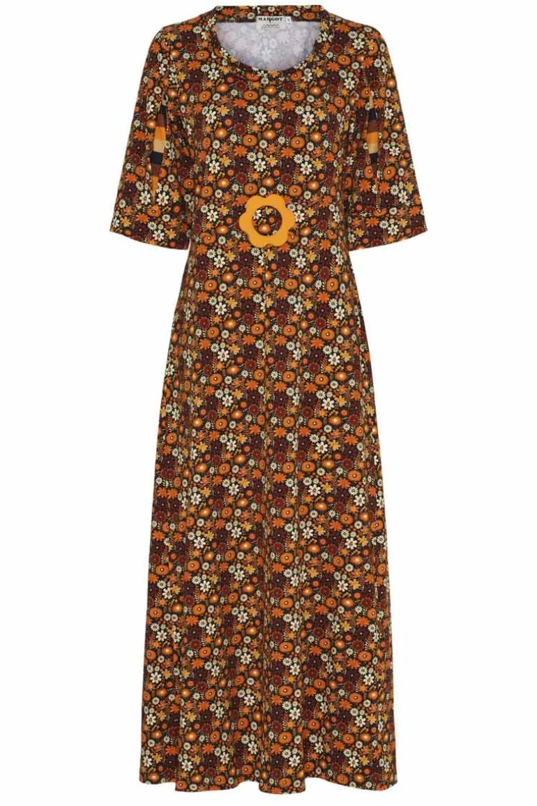 Monumental Mojo Dress Orange - Margot
