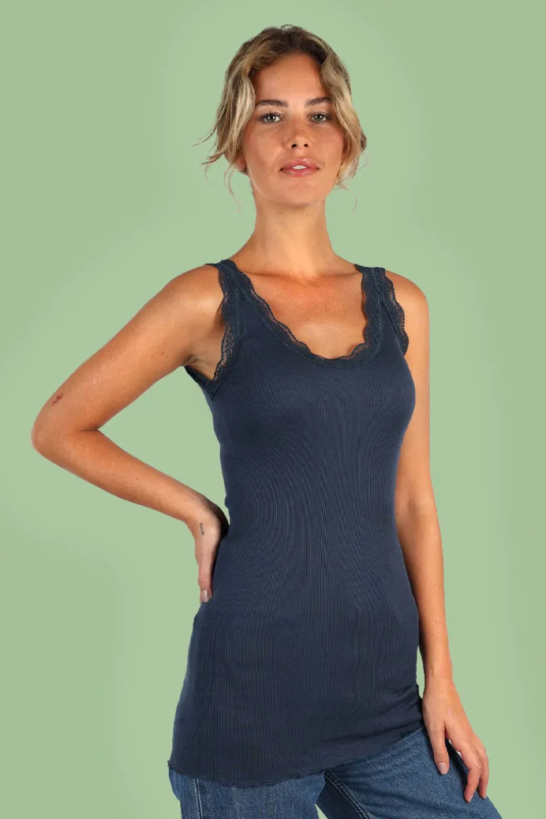New Moni Top Navy - Sorgenfri