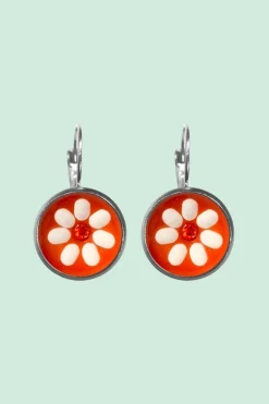 Oorbel Daisy Orange - Urban Hippies