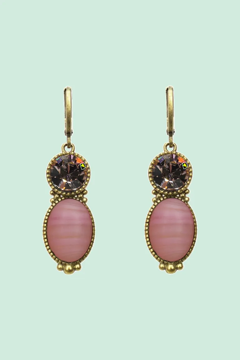 Oorbel Tosca Soft Pink - Urban Hippies