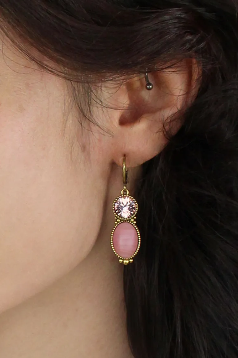 Oorbel Tosca Soft Pink - Urban Hippies