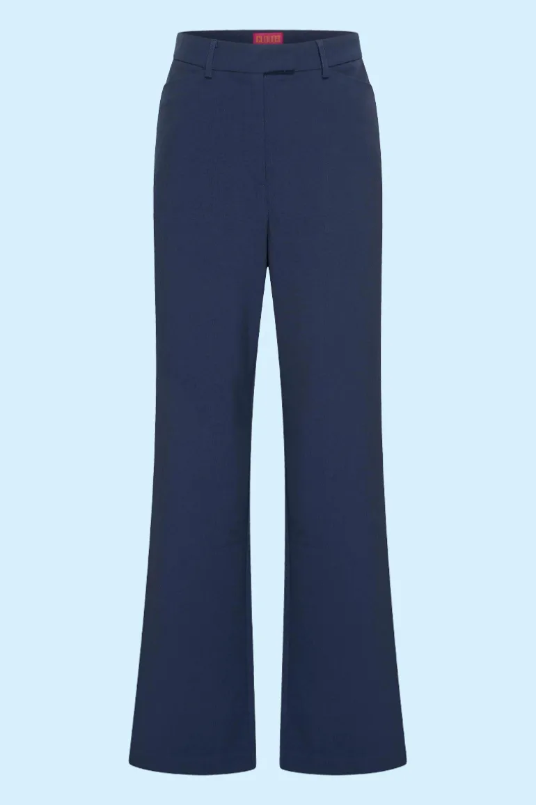 Pants Lola Wide Leg Navy - Cloud9