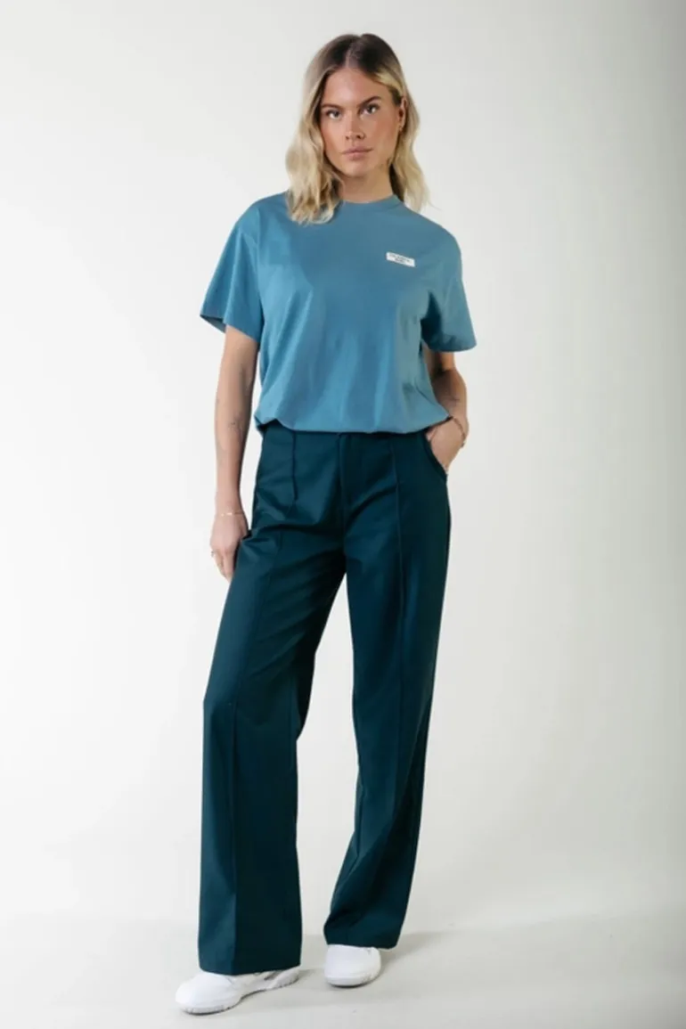 Pants Rus Straight Pants Pine Green - Colourful Rebel