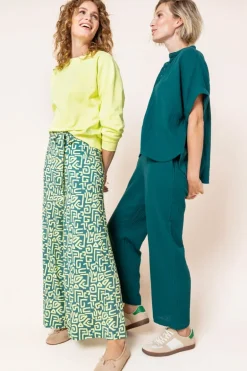 Pants Wide African Fresh Lemon - Zilch