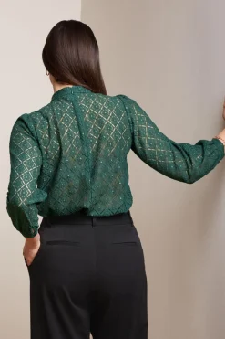 Phoebe Top Artiste Lace Amazon Green - King Louie