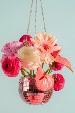 Plantenbak Discobal Rose met waterreservoir - 15 cm