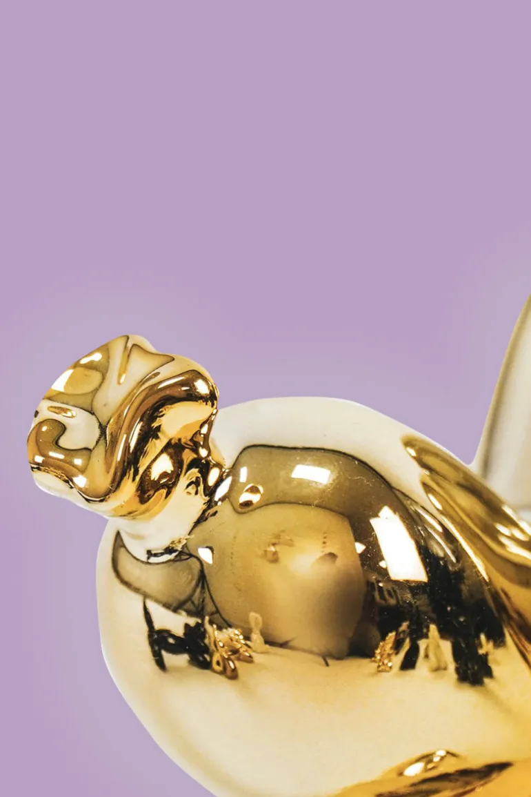 Pooping Ballon Dog - Goud