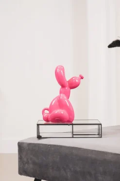 Pooping Ballon Dog - Neon Pink