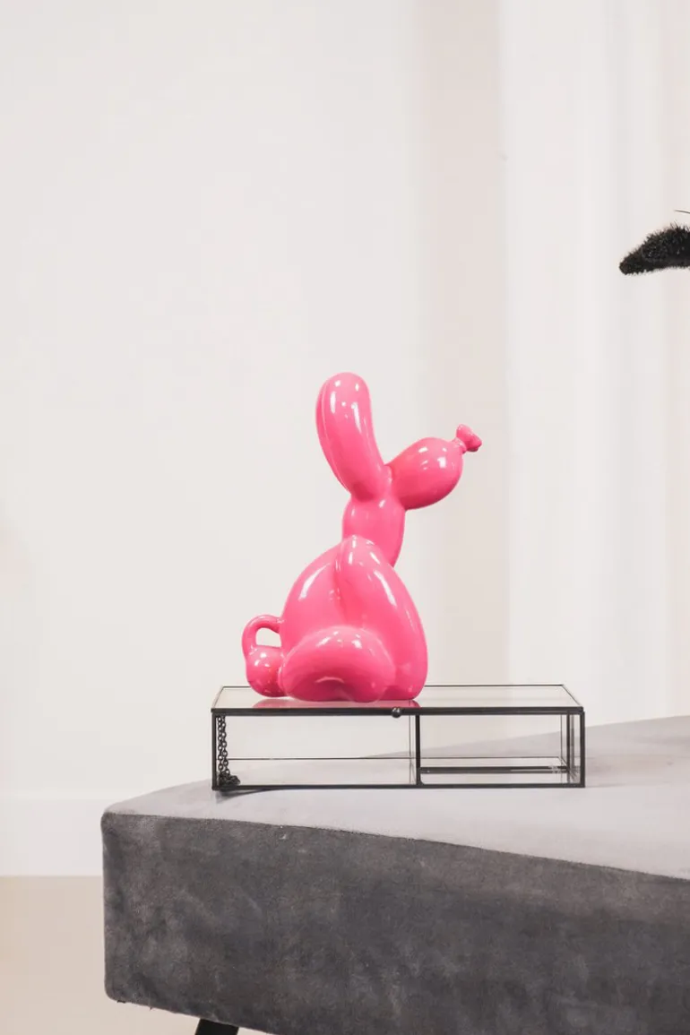 Pooping Ballon Dog - Neon Pink