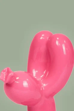 Pooping Ballon Dog - Neon Pink