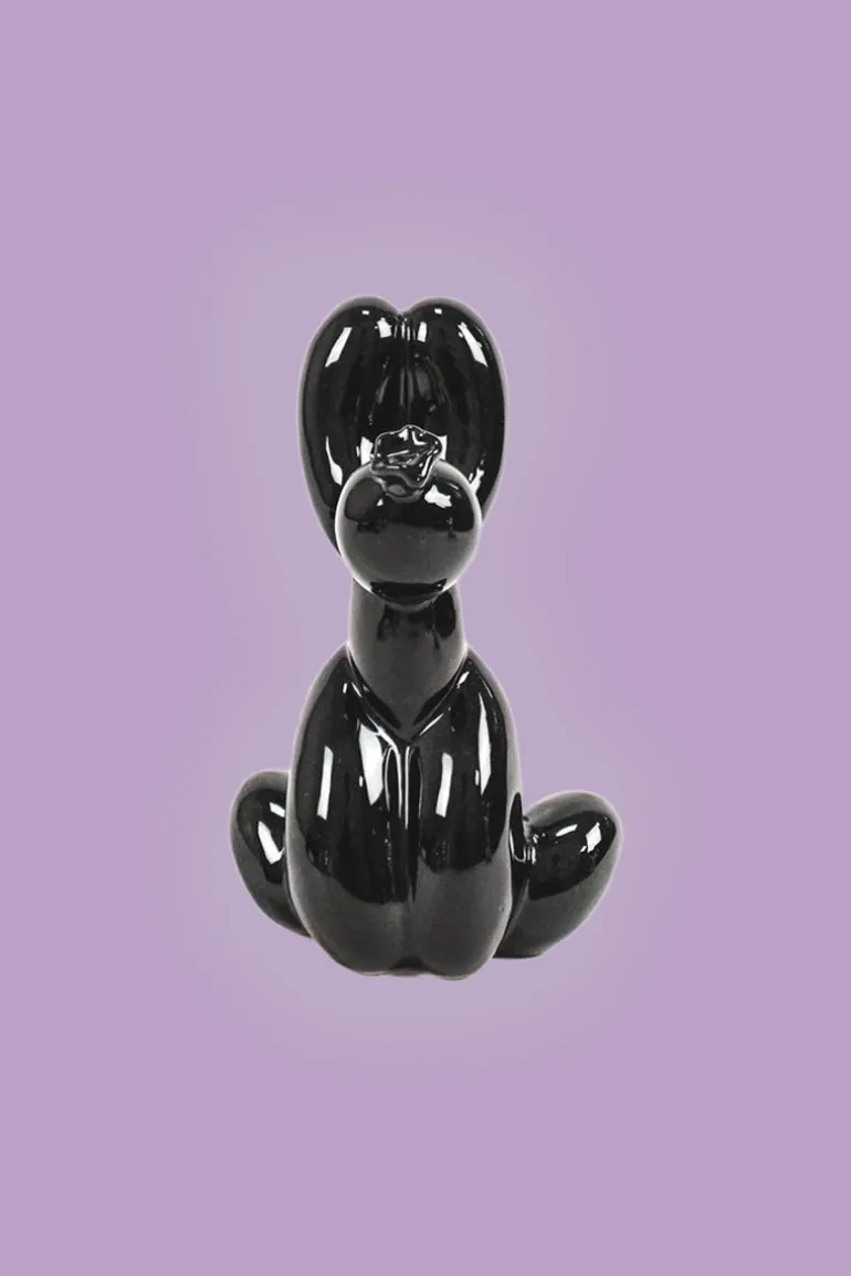 Pooping Ballon Dog - Zwart