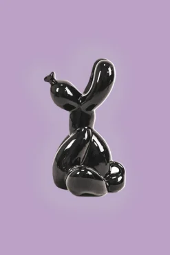 Pooping Ballon Dog - Zwart