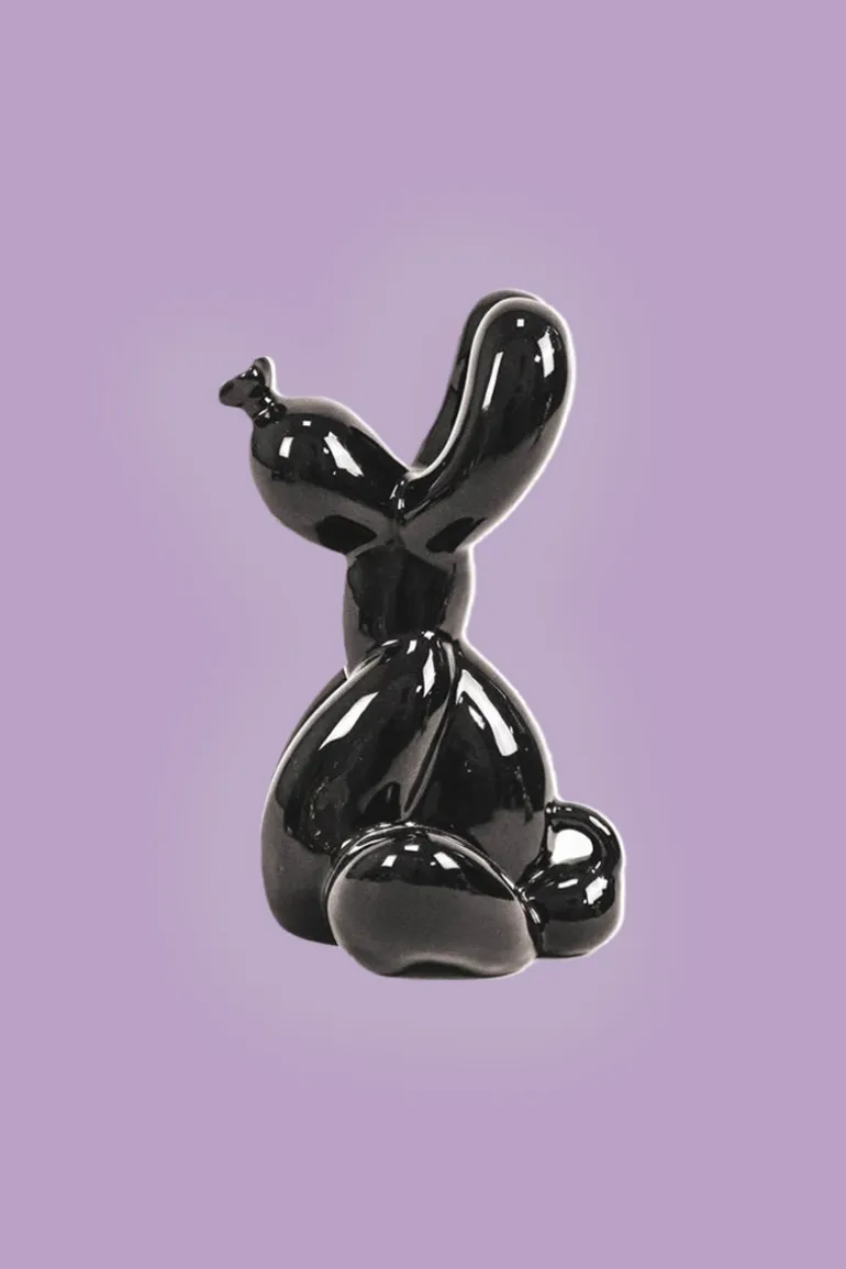 Pooping Ballon Dog - Zwart