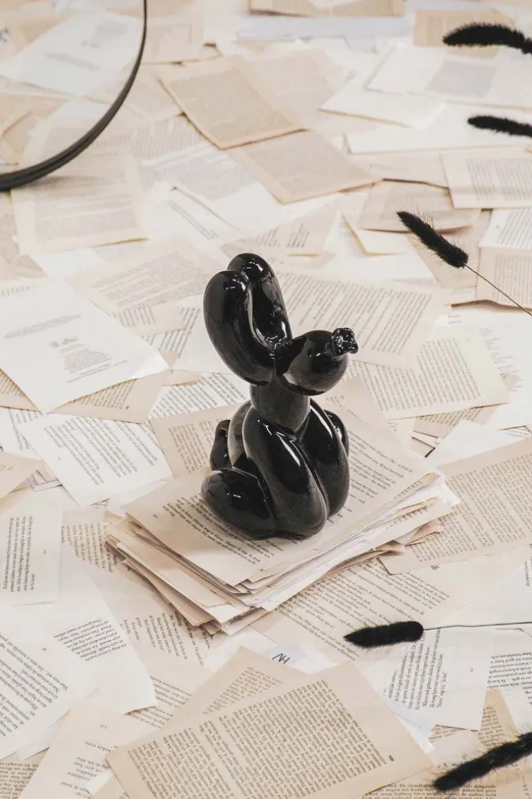 Pooping Ballon Dog - Zwart