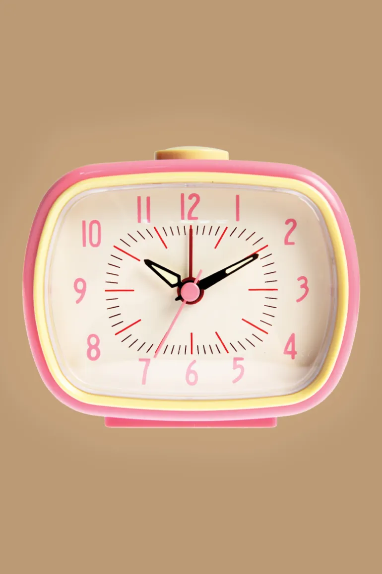 Retro Wekker Pink