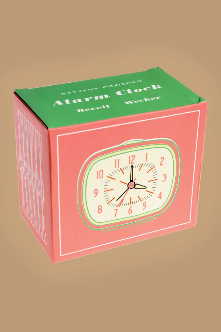 Retro Wekker Pink