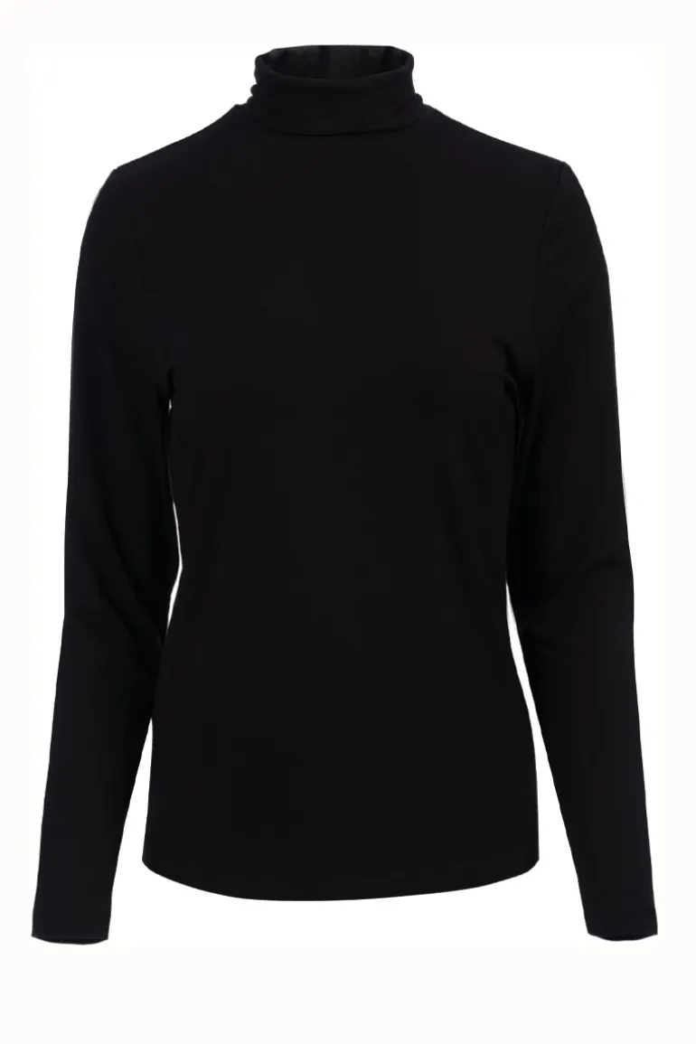 Rose Top Plain Black - LaLamour