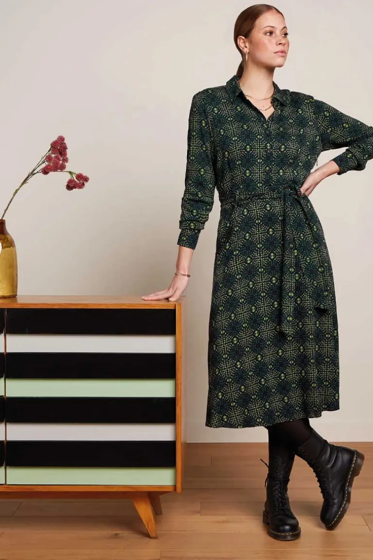 Sheeva Dress Spiller Dragonfly Green - King Louie
