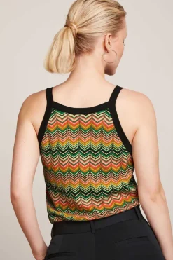 Sofie Top Penny Zigzag Black - King Louie
