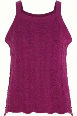 Sofie Top Scallop Vivid Purple - King Louie