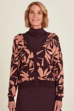 Soft Cardigan Plum - Tranquillo