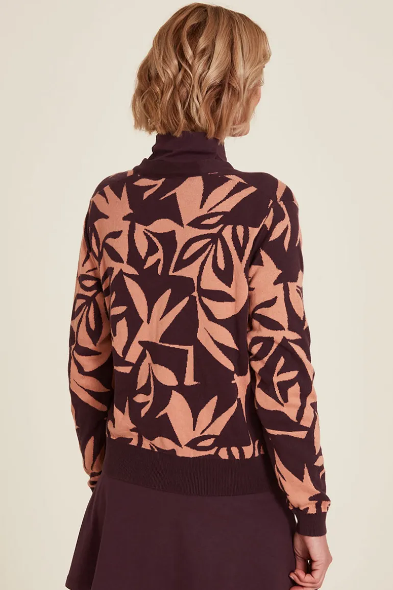 Soft Cardigan Plum - Tranquillo