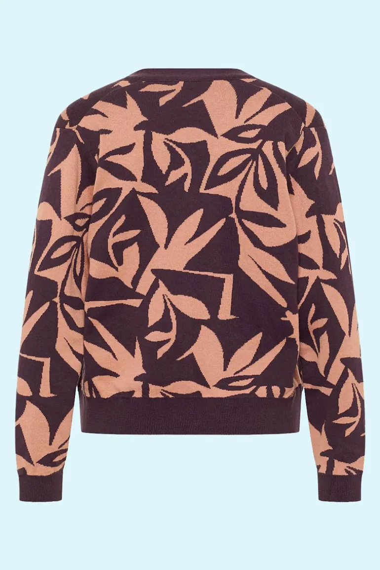 Soft Cardigan Plum - Tranquillo