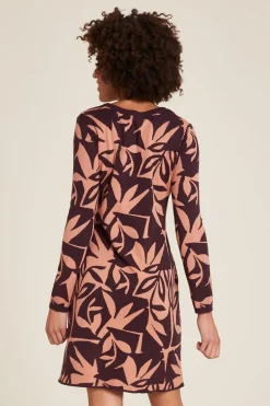 Soft Knitted Dress Plum - Tranquillo