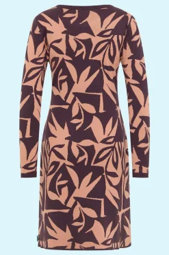 Soft Knitted Dress Plum - Tranquillo