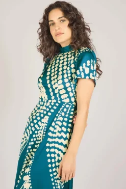 Solitude Dress Blue - Traffic People