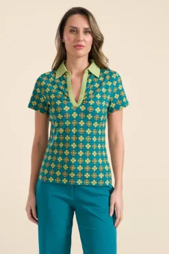 Suzy Top Short Sleeve Small Vintage Fever - LaLamour