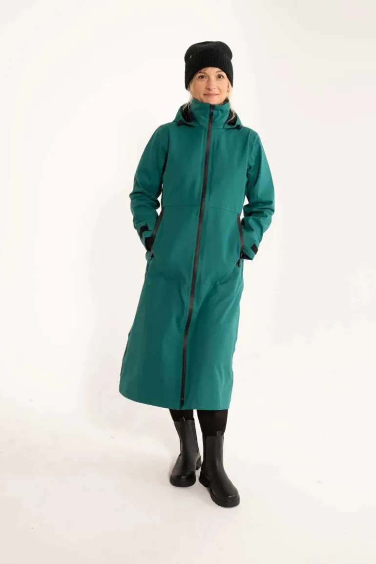 The Danedogwalker Raincoat Dark Pine - Danefae