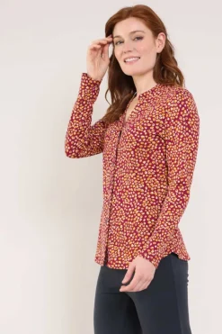 Top Organic Cotton Jersey Cranberry - Nomads
