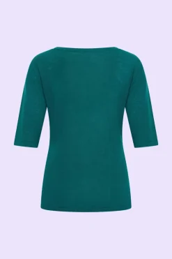 Top V-Neck Emerald - Zilch