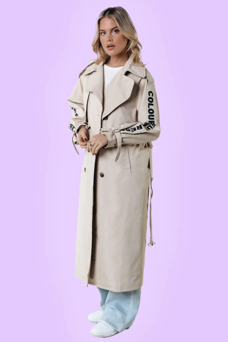 Trenchcoat Kaia Branded - Colourful Rebel