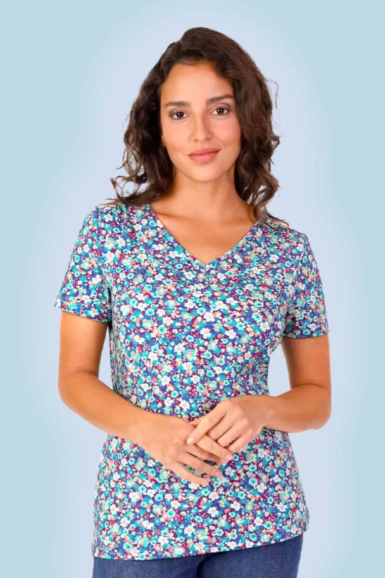 T-Shirt Alida Millefleurs Atlantis - Lykka du Nord