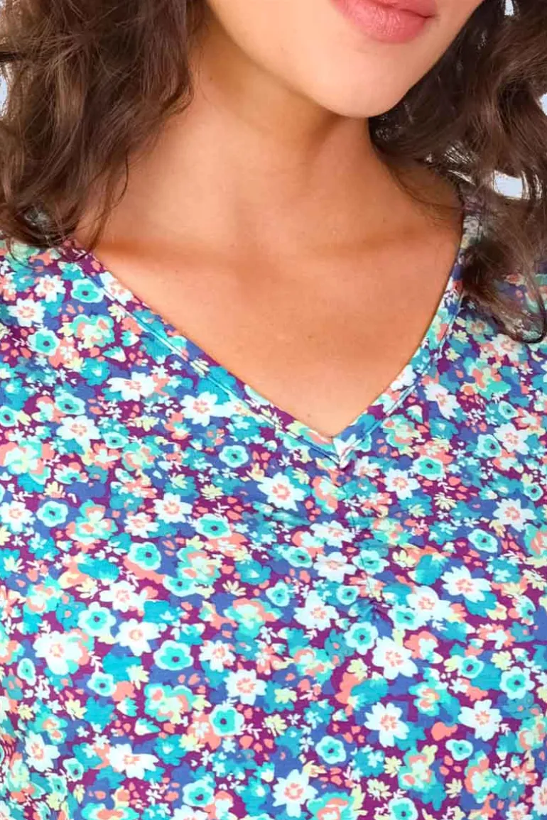 T-Shirt Alida Millefleurs Atlantis - Lykka du Nord
