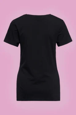 T-shirt Chi Chi Beach Poodle Black - Queen Kerosin