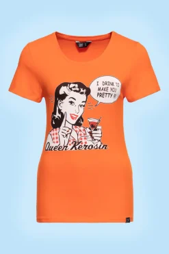 T-shirt I Drink Orange - Queen Kerosin