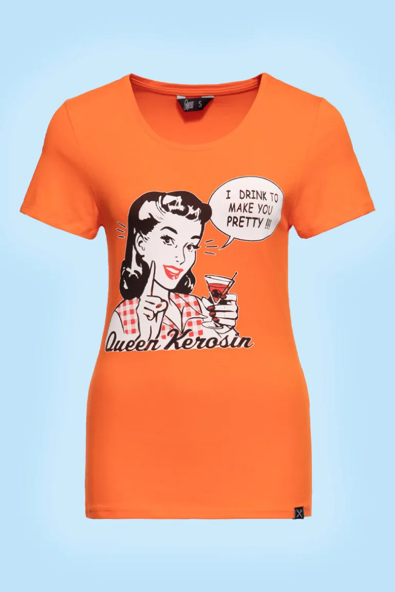 T-shirt I Drink Orange - Queen Kerosin