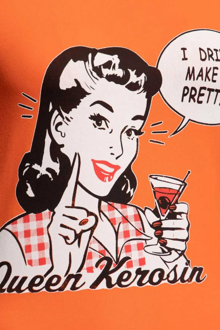 T-shirt I Drink Orange - Queen Kerosin