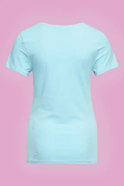 T-shirt I'm Not Your Angel Sky Blue - Queen Kerosin