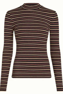 Turtle Top Pimm Stripe Cabernet Red - King Louie