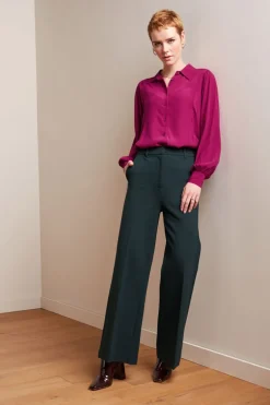 Verna Pants Uni Rodeo Sycamore Green - King Louie