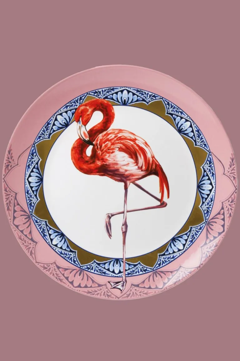 Wandbord Mandala Flamingo