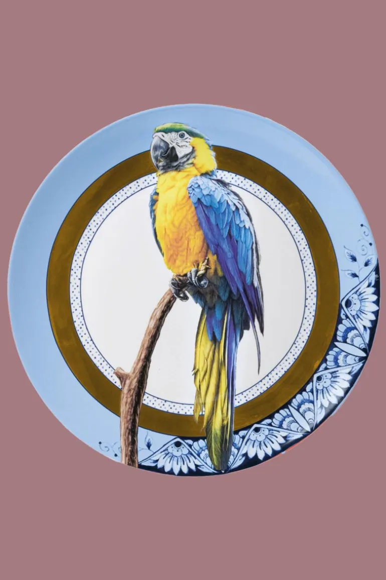 Wandbord Mandala Papegaai
