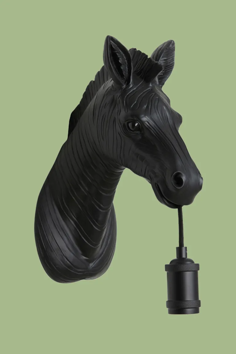 Wandlamp Zebra Black